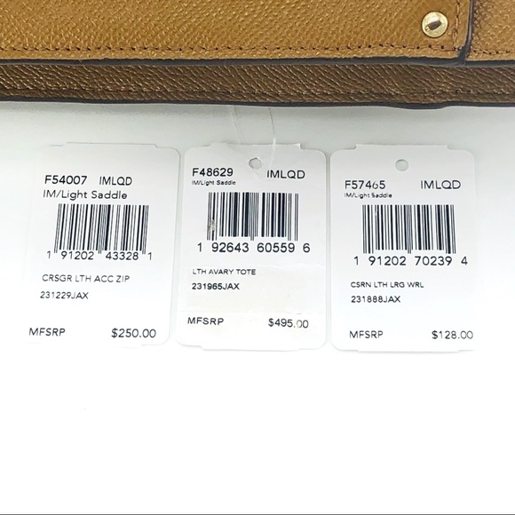 3PCS Coach Avary Tote Wallet Wristlet Set - Picture 8 of 8